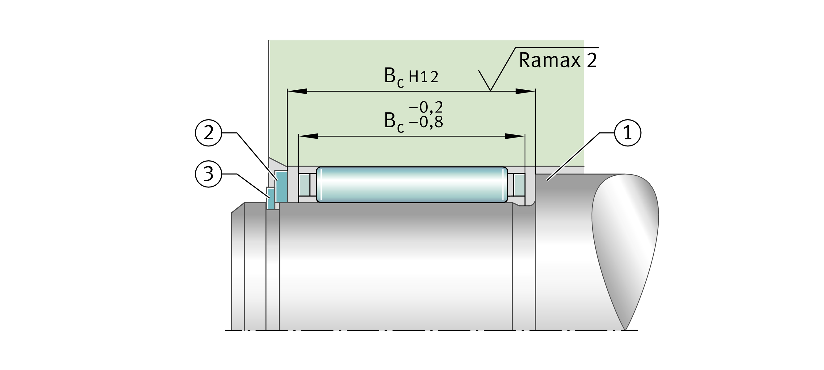 INA Bearing K10X13X16-TV