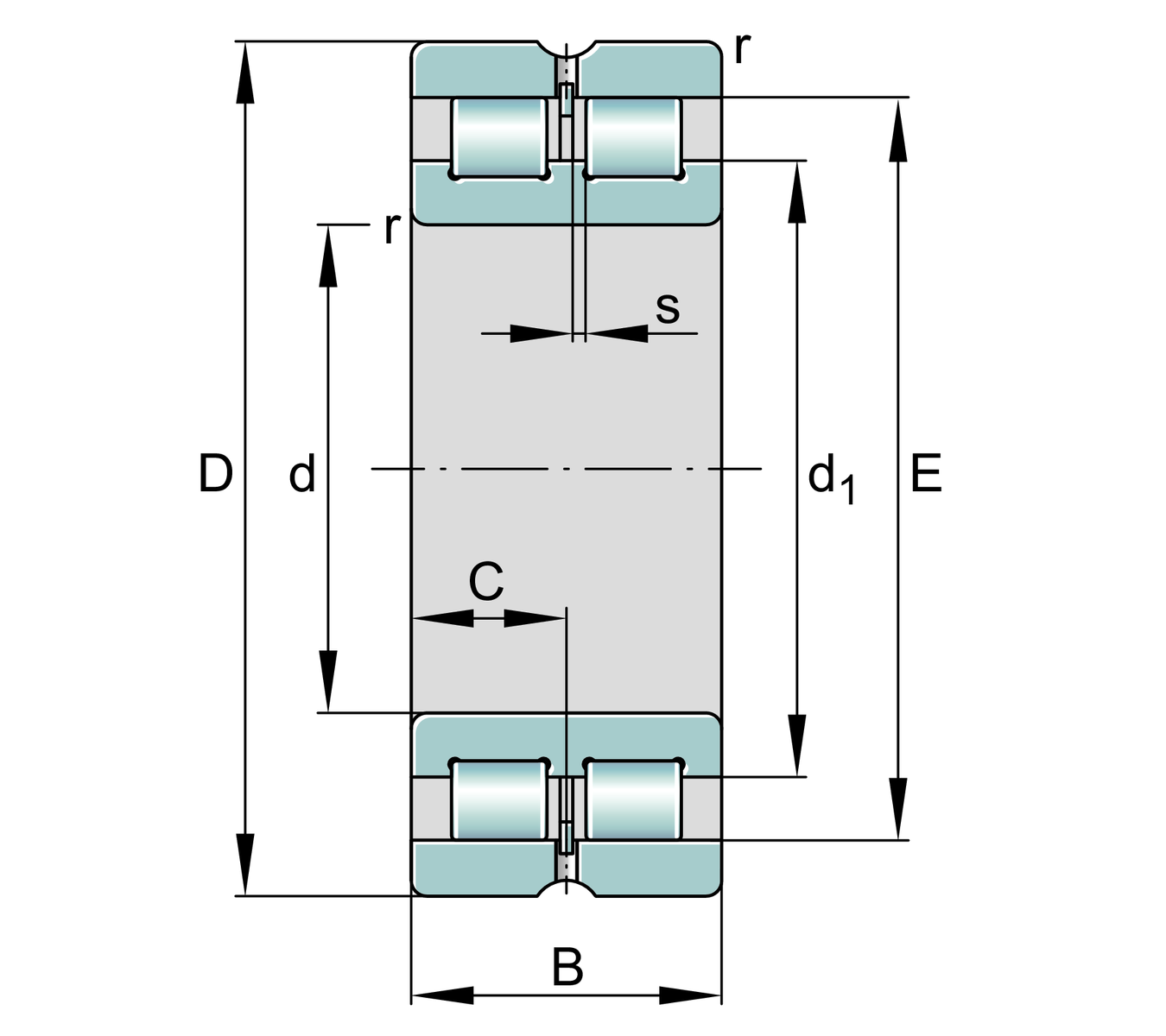 SL024848 Cylindrical Roller Bearing SL024848 Cylindrical Roller Bearing