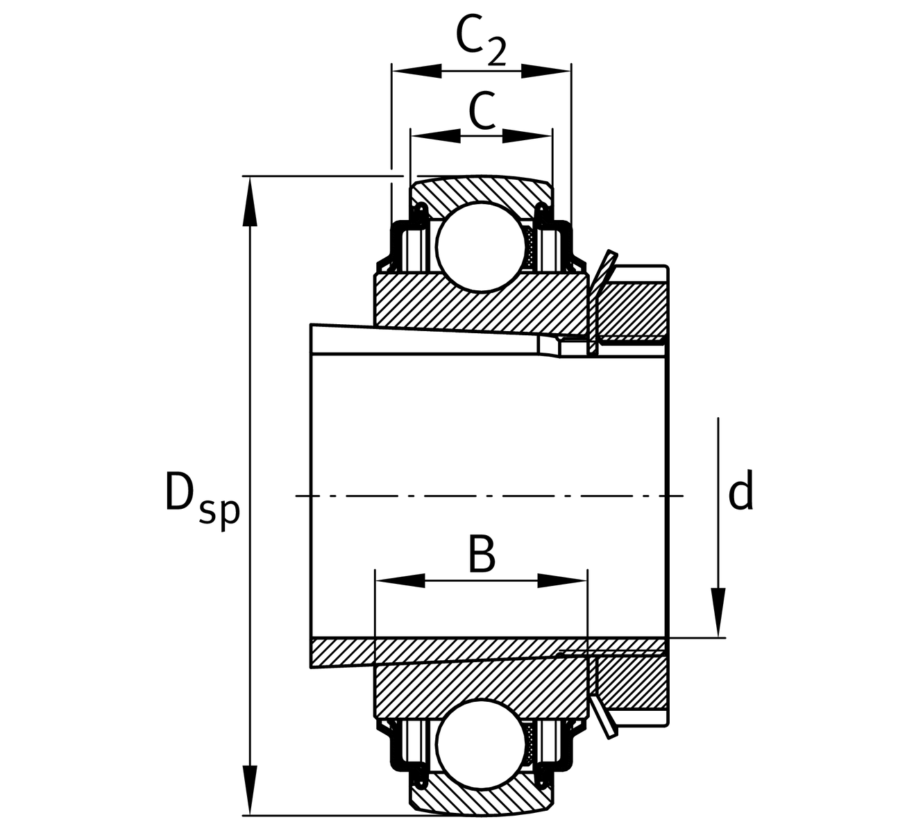 SPH210-KRR-B Teknik Ölçü Çizimi