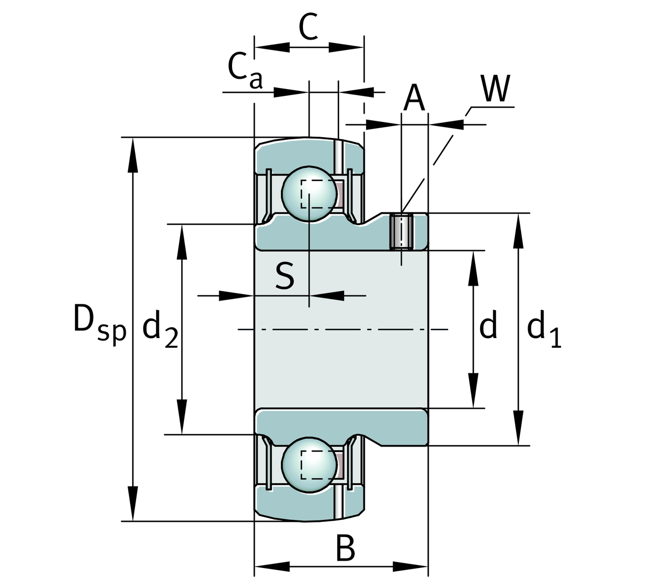 GAY25-NPP-B-FA107 Teknik Ölçü Çizimi